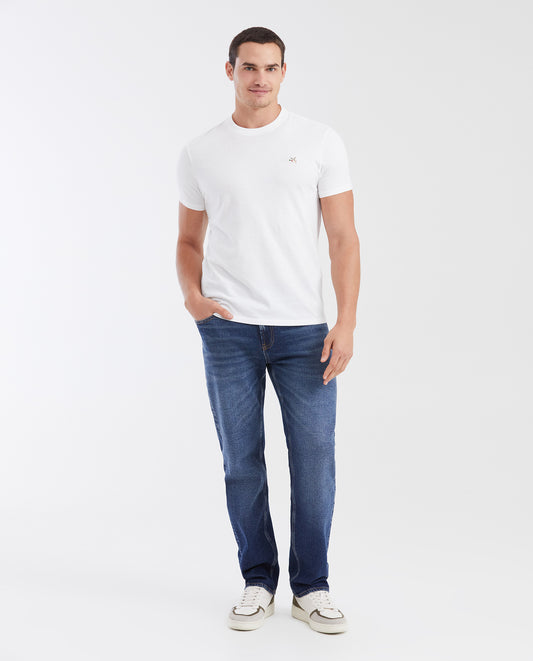 Men's Jeans Relaxed Fit - Blue Vintage Wash 63_332G000_AZU194052_3
