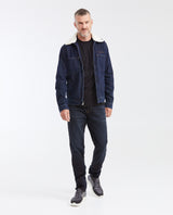 Men's Jeans, Straight Fit Mid-Rise Slim Boot - Ultra Dark Blue 332G003 - 2
