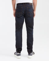 Men's Jeans, Straight Fit Mid-Rise Slim Boot - Ultra Dark Blue 332G003 - 4