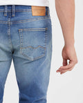 Men's Jeans Straight Fit Boot Cut - Medium Blue 63_332G004_AZU184140_6
