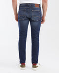 Men's Morrison Straight Fit Slim Boot Jeans in Dark Wash Lightweight Stretch with Sustainable Fibers 332G005 - 5