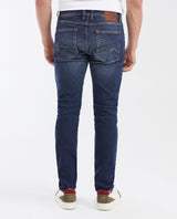 Men's Morrison Straight Fit Slim Boot Jeans in Dark Wash Lightweight Stretch with Sustainable Fibers 332G005 - 5