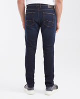 Men's Morrison Straight Fit Slim Boot Jeans in Ultra Dark Cross-Weave Comfort 332G008 - 4