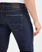 Men's Morrison Straight Fit Slim Boot Jeans in Ultra Dark Cross-Weave Comfort 332G008 - 5