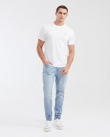 Jean Straight Fit Mid Rise Slim Leg Light Blue for Men - Blue 332G010 - 2
