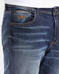 Men's Morrison Straight Fit Boot Cut Jeans in Ultra Dark Vintage Wash Comfort 332G011 - 3