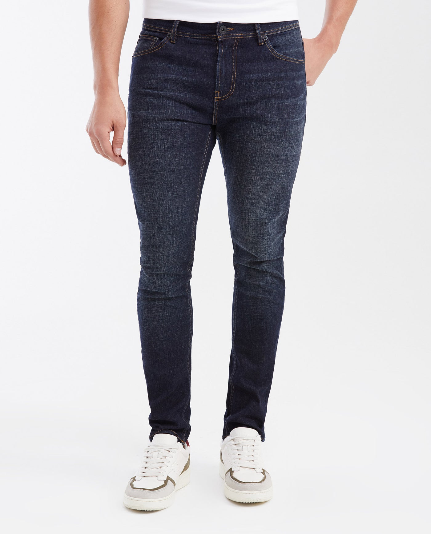 Jean Super Slim Fit Low Rise Super Slim Leg Dark Ultra Blue for Men - Blue 332G020 - 1