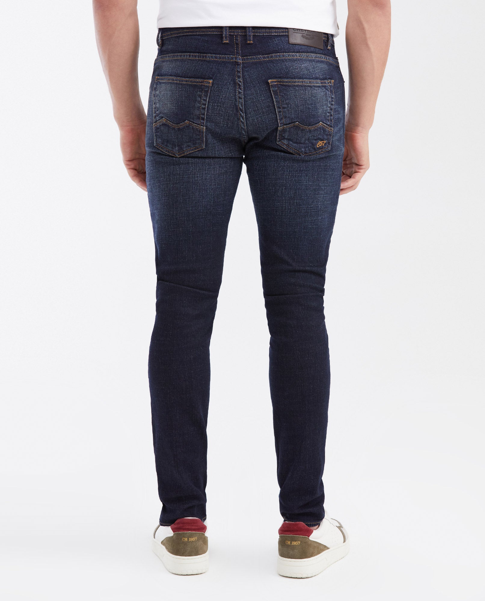 Jean Super Slim Fit Low Rise Super Slim Leg Dark Ultra Blue for Men - Blue 332G020 - 4