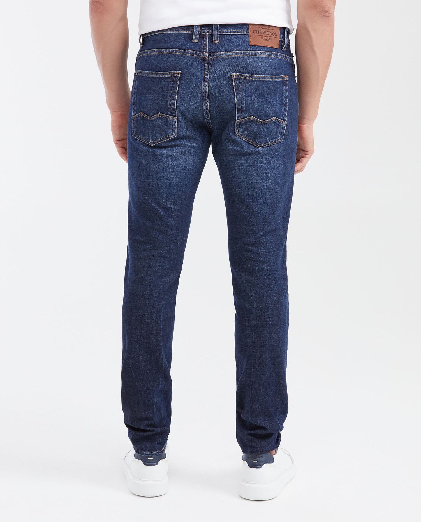 Men's Jeans Super Slim Fit Low Rise Super Slim Leg Dark - Blue - 4