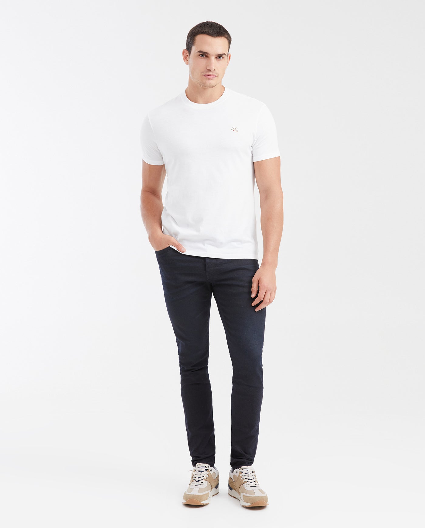Jean Super Slim Fit Low Rise Super Slim Leg Ultra Dark Blue Resin Finish for Men - Blue 332G022 - 2