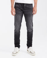 Jean Super Slim Fit Low Rise Super Slim Leg Black for Men - Gray 332G023 - 1