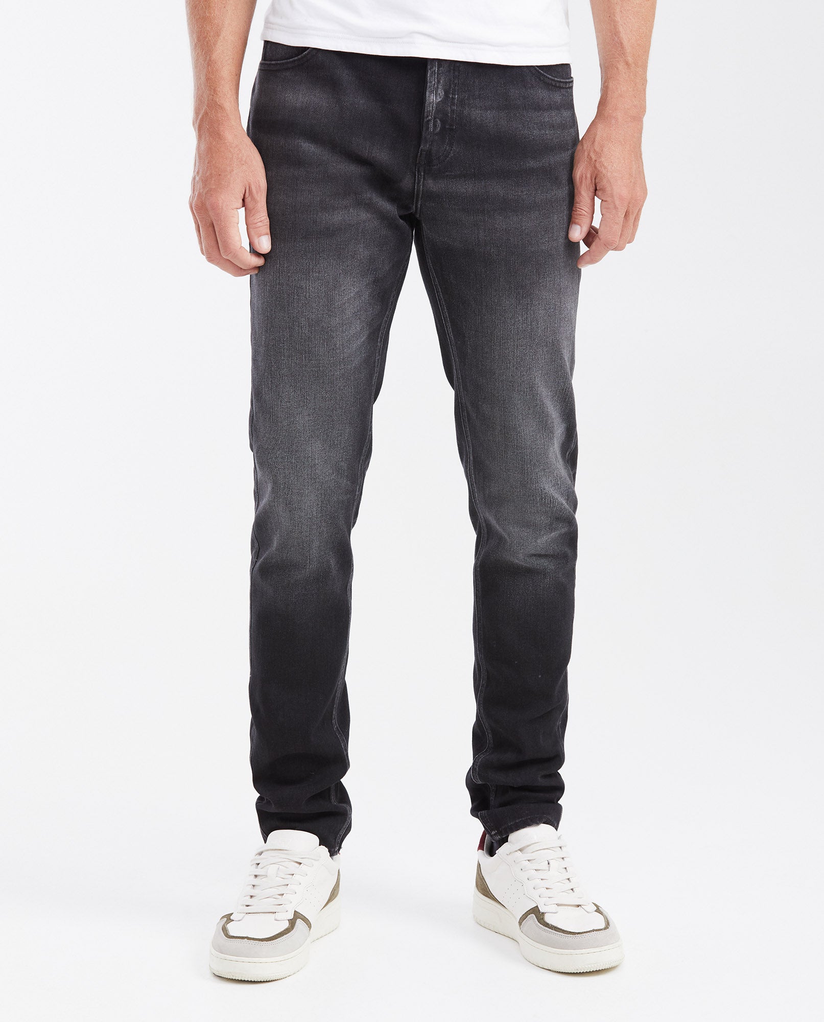 Jean Super Slim Fit Low Rise Super Slim Leg Black for Men - Gray 332G023 - 1