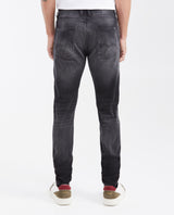 Jean Super Slim Fit Low Rise Super Slim Leg Black for Men - Gray 332G023 - 4