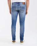 Men's Rider Super Slim Fit Jeans in Medium Wash Stretch with Recycled Materials 332G025 - 4