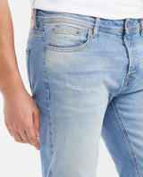 Jean Super Slim Fit Low Rise Super Slim Leg Light Blue Vintage Wash for Men - Blue 332G030 - 3