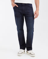 Men's Jeans Relaxed Fit, Boot Cut- Ultra Dark Blue 332G032 - 1