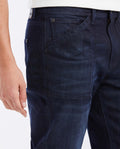 Men's Jeans Relaxed Fit, Boot Cut- Ultra Dark Blue 332G032 - 3
