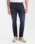 Slim Fit Mid-Rise Ultra Dark Blue Slim Leg Jeans for Men - Blue 332G033 - 1