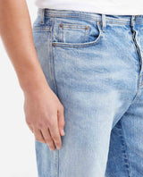 Men's Maverick Relaxed Fit Boot Cut Jeans in Light Vintage Irregular Wash Comfort - 3