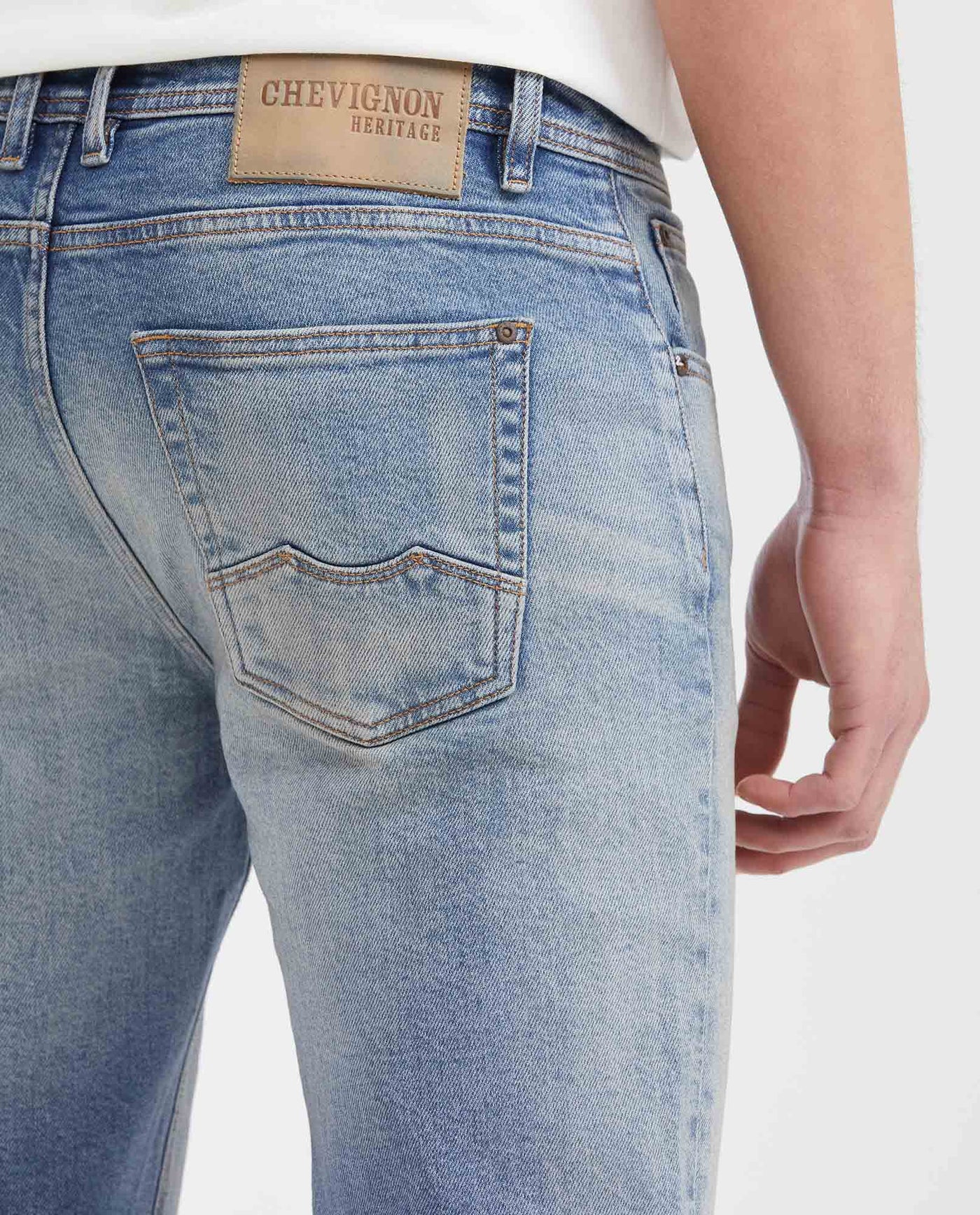 Jean Super Slim Fit Low Rise Super Slim Leg Light Blue for Men - Blue 332G452 - 5