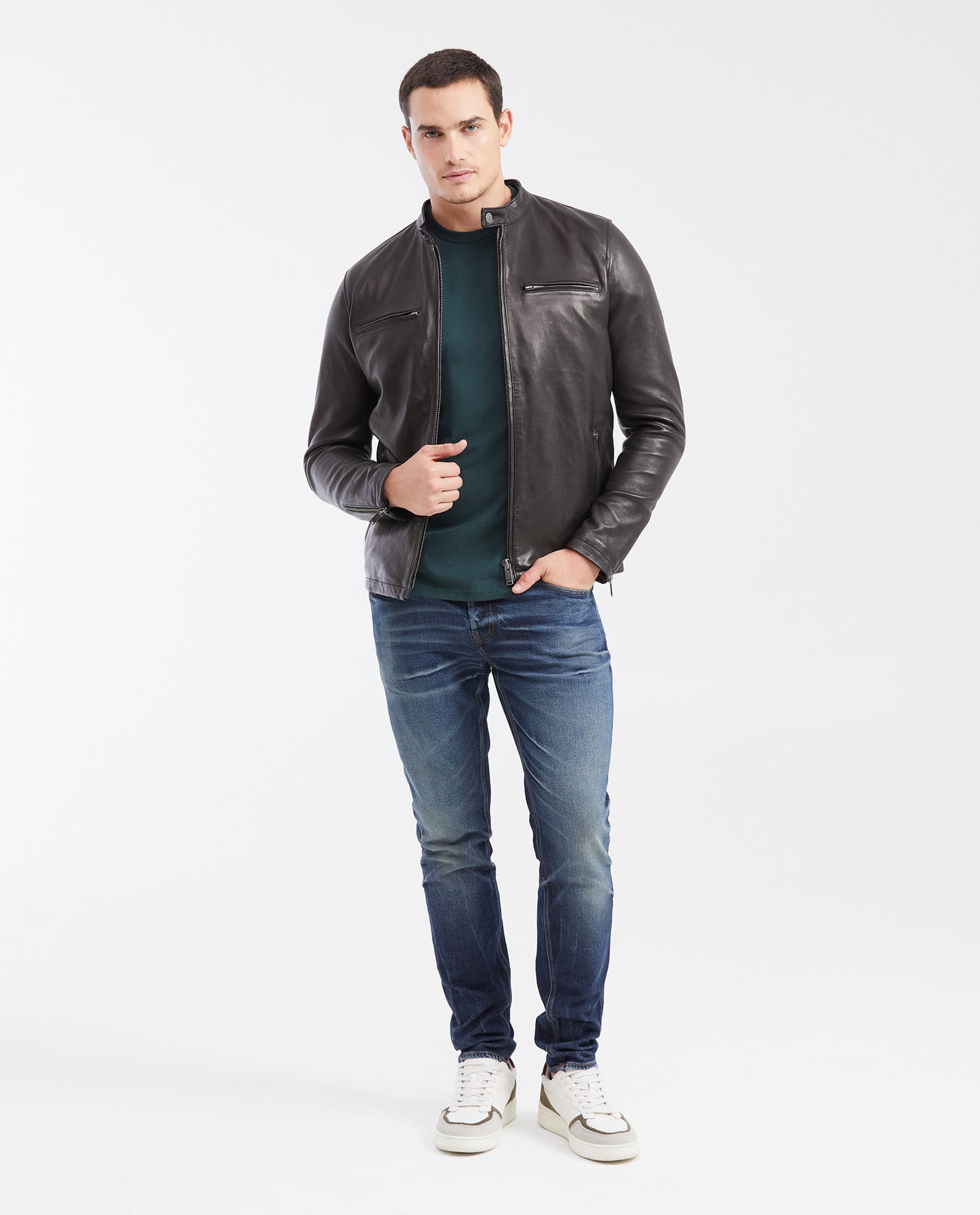 Men's Jeans Super Slim Fit, Low Rise, Super Slim Leg - Vintage Blue - 2