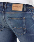 Jean Super Slim Fit Low Rise Super Slim Leg Medium Blue Vintage for Men - Blue 332G453 - 5