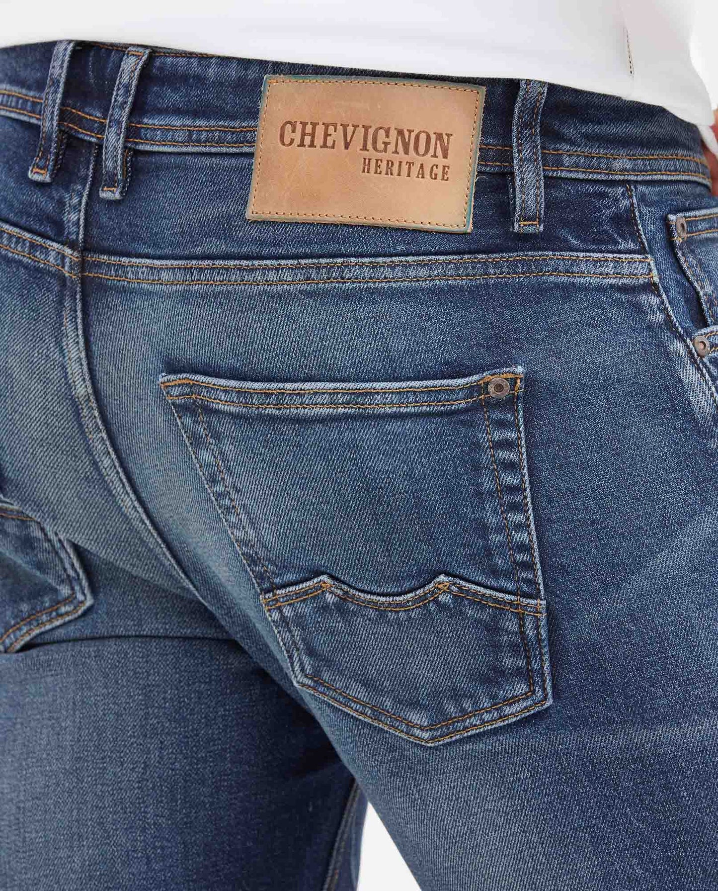 Men's Jeans Super Slim Fit, Low Rise, Super Slim Leg - Vintage Blue - 5