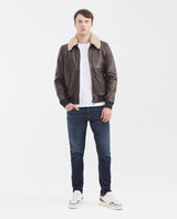 Men's Jeans, Skinny Fit - Dark Blue 332G454 - 2