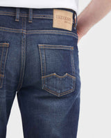 Men's Jeans, Skinny Fit - Dark Blue 332G454 - 4