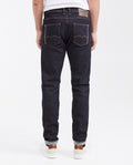 Men's Heritage Rider Super Slim Fit Jeans in Ultra Dark Selvedge with Recycled Materials - 4