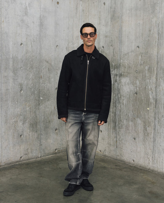 Mens Relaxed Fit Gray Jeans - Special Collection - Gray 63_332H201_GRI194305_0