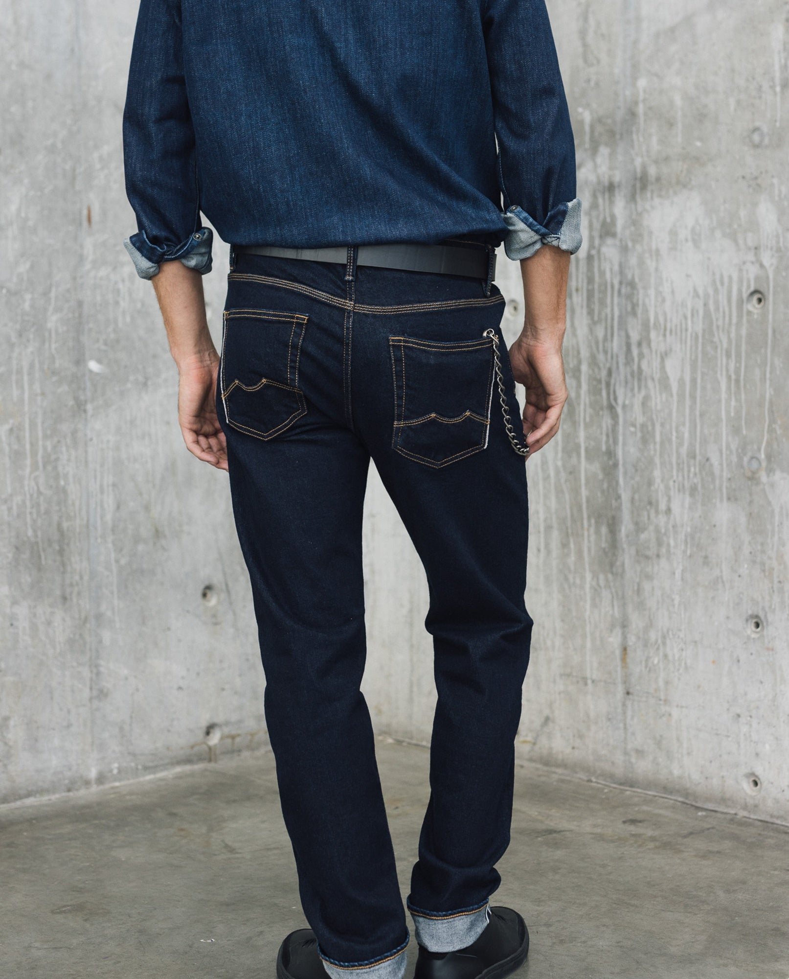 Mens Slim Fit Jeans - Special Collection - Blue 63_332H202_AZU193924_5