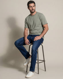 Mens Slim Dark Wash Jeans - Blue 63_335G051_AZU194052_3