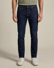 Mens Straight Fit Dark Wash Jeans - Blue 63_335G052_AZU194052_0