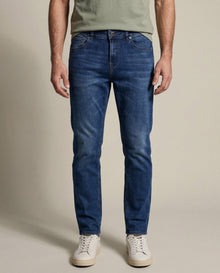 Mens Straight Fit Medium Wash Jeans - Blue 63_335G068_AZU184140_0