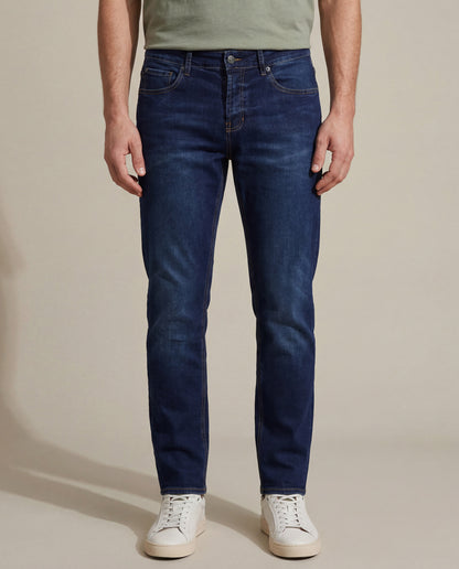 Mens Skinny Dark Wash Jeans - Blue 63_335H002_AZU194052_0
