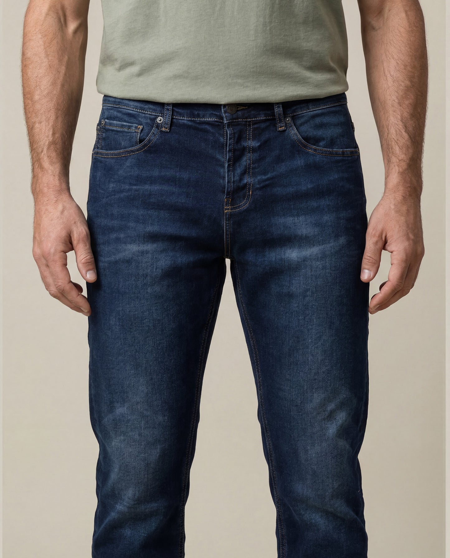 Mens Skinny Dark Wash Jeans - Blue 63_335H002_AZU194052_5