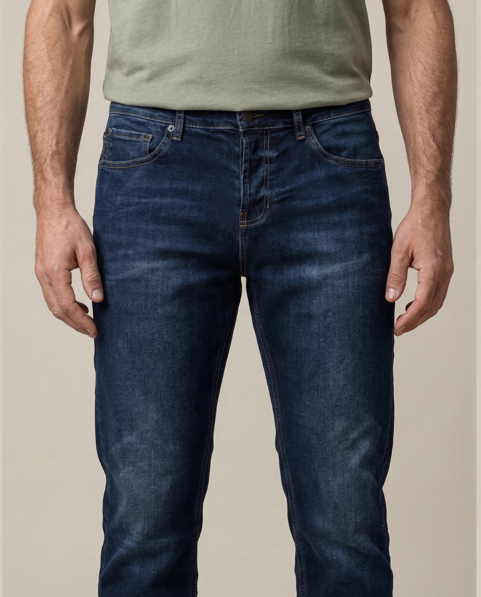 Mens Skinny Dark Wash Jeans - Blue 63_335H002_AZU194052_5
