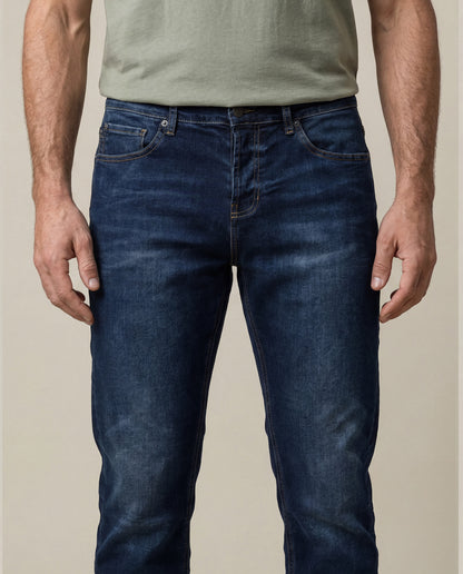 Mens Skinny Dark Wash Jeans - Blue 63_335H002_AZU194052_5