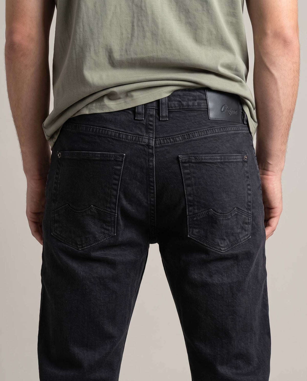 Men´s Black Straight Jeans - Black 63_335H004_NEG194004_6