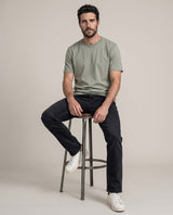 Men´s Black Straight Jeans - Black 63_335H004_NEG194004_7