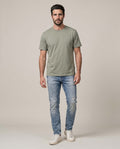 Men´s Distressed Slim Jeans - Blue 63_335H011_AZU184140_0