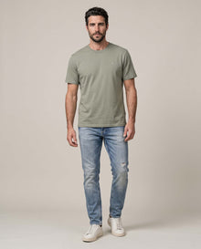 Men´s Distressed Slim Jeans - Blue 63_335H011_AZU184140_0