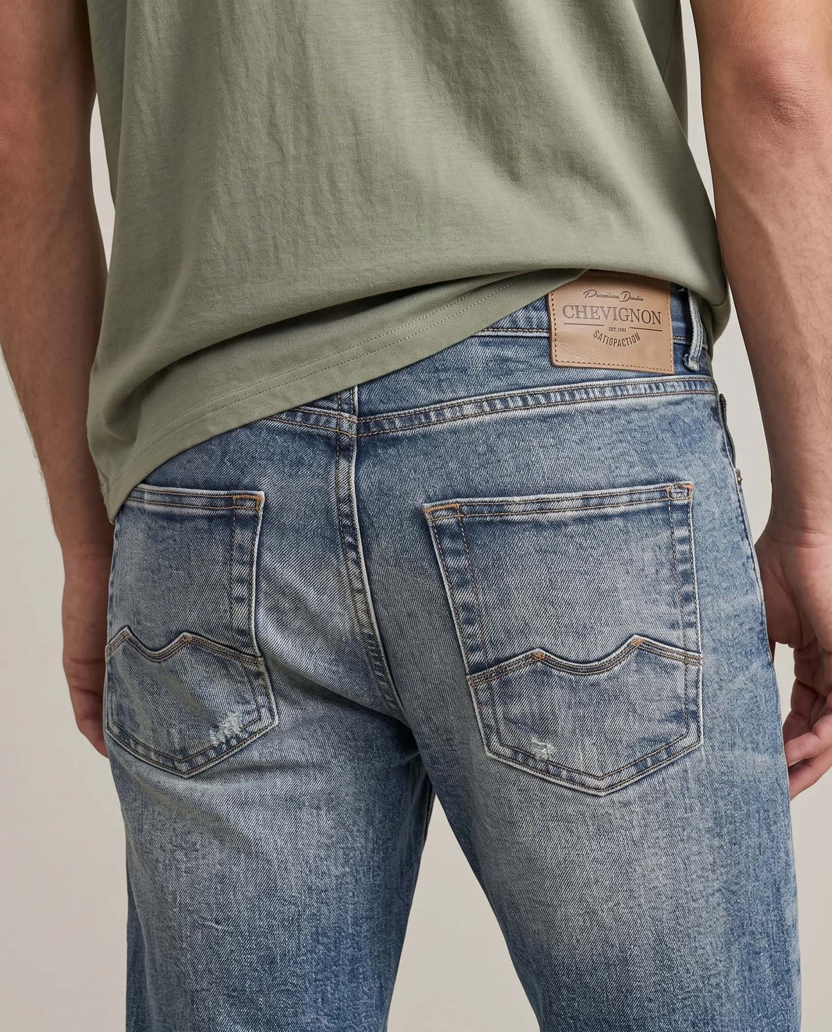 Men´s Distressed Slim Jeans - Blue 63_335H011_AZU184140_6