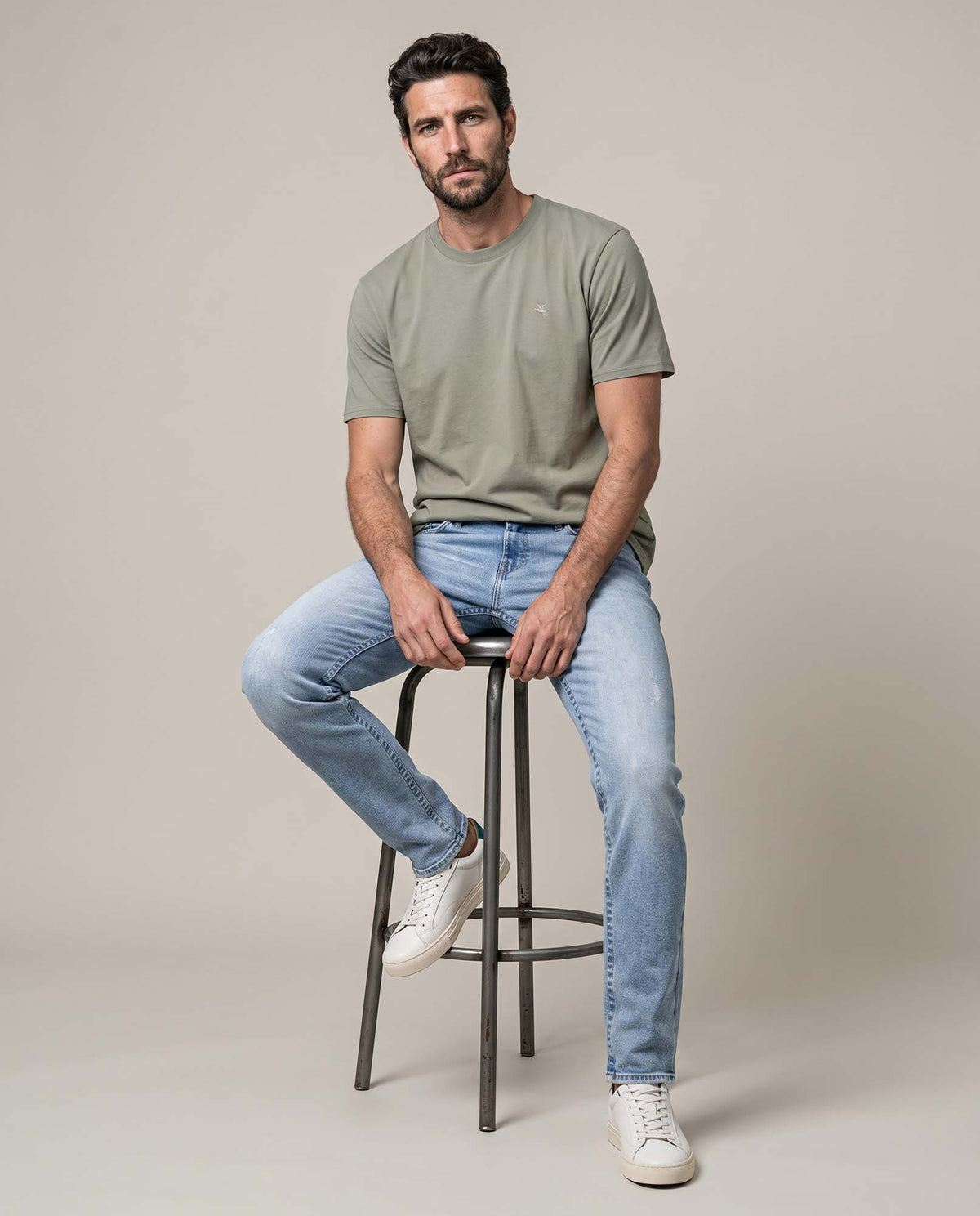 Men´s Distressed Slim Jeans - Blue 63_335H013_AZU154020_7