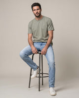 Men´s Distressed Slim Jeans - Blue 63_335H013_AZU154020_7