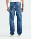 RELAXED FIT HIGH-RISE JEANS IN DARK WASH RL0014