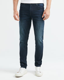 SLIM FIT MID-RISE JEANS IN ULTRA DARK WASH SL0011