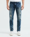 SLIM FIT MID-RISE JEANS IN DARK WASH