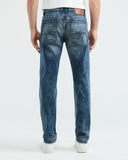 SLIM FIT MID-RISE JEANS IN DARK WASH